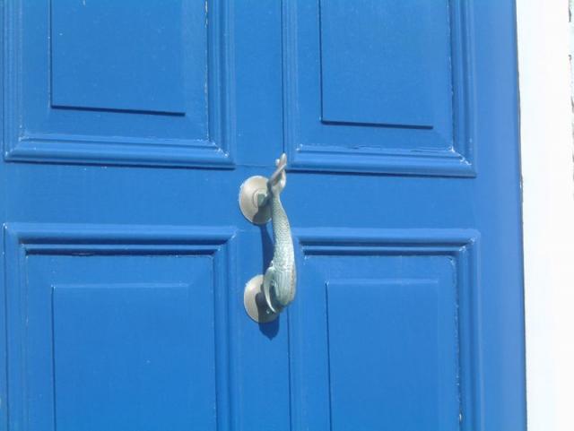 Blue door