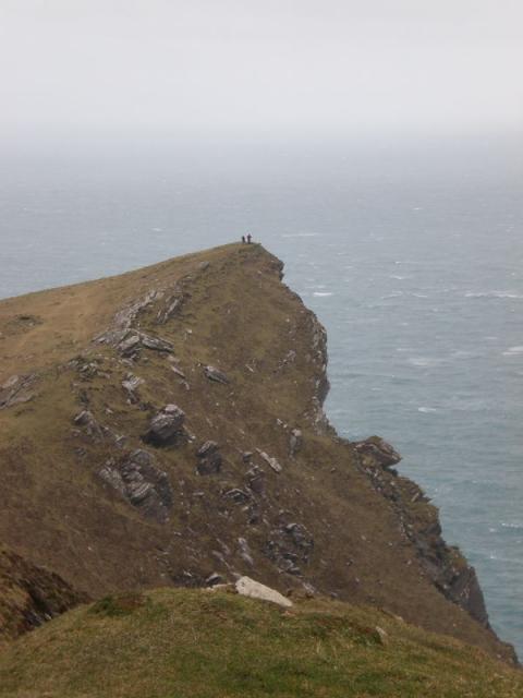 Western edge of the island