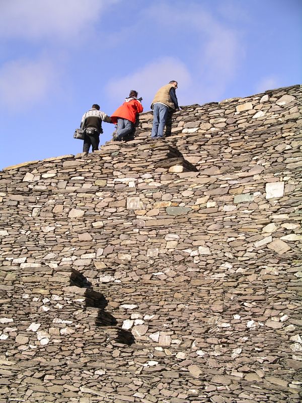 Cahergall Stone Fort, Trockenmauerwerk in Perfektion!