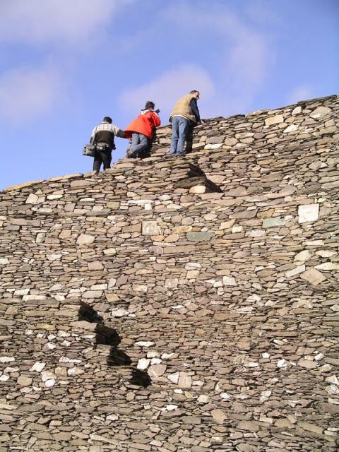 Cahergall Stone Fort, Trockenmauerwerk in Perfektion!