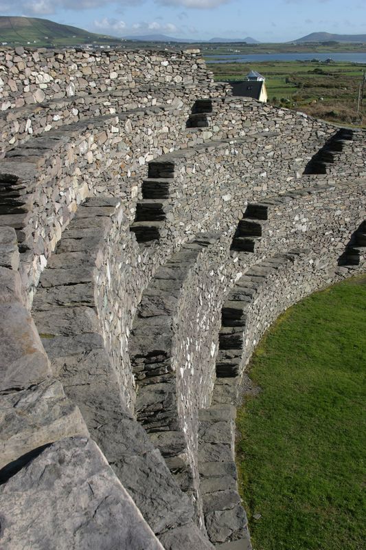 Cahergall Stone Fort, Trockenmauerwerk in Perfektion!
