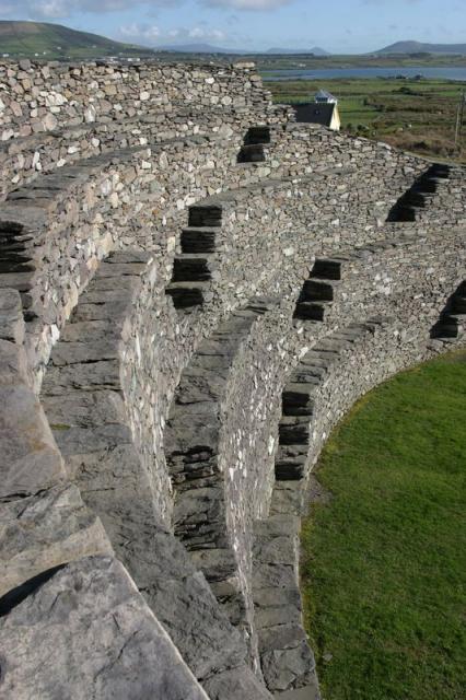 Cahergall Stone Fort, Trockenmauerwerk in Perfektion!