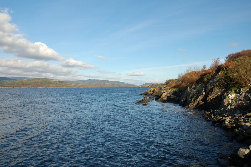 Am Fährhafen von Kennacraig