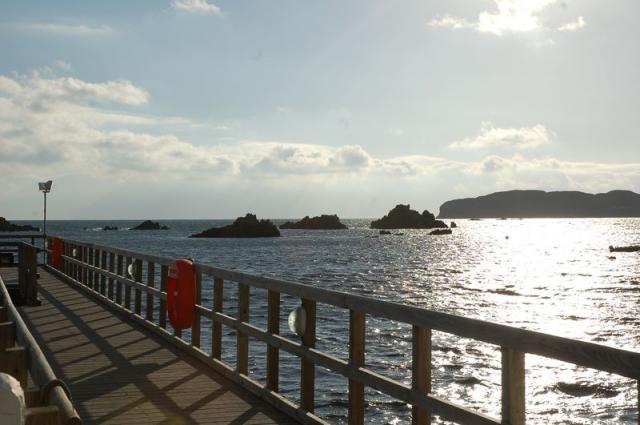 Im Hof von Lagavulin