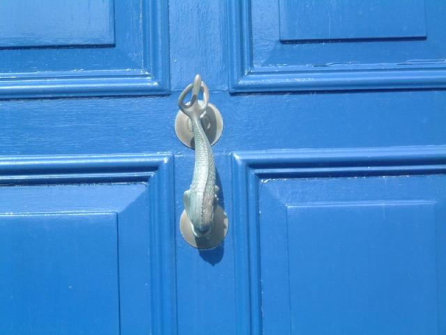 Blue door
