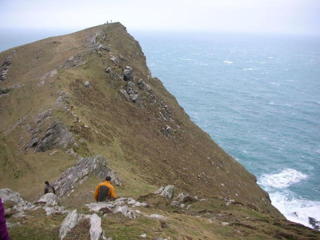 Western edge of the island